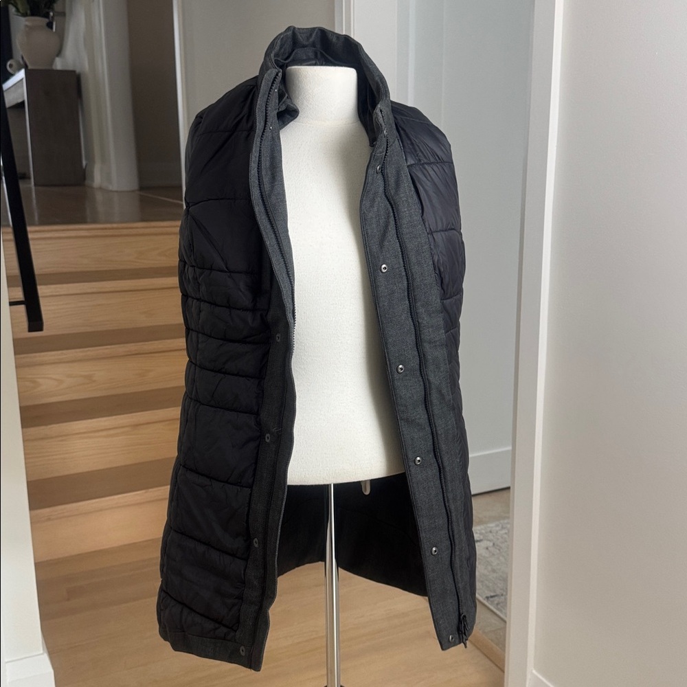 The North Face Temescal DryVent Geay Herringbone Trench Anorak Coat Size M - Picture 8 of 12